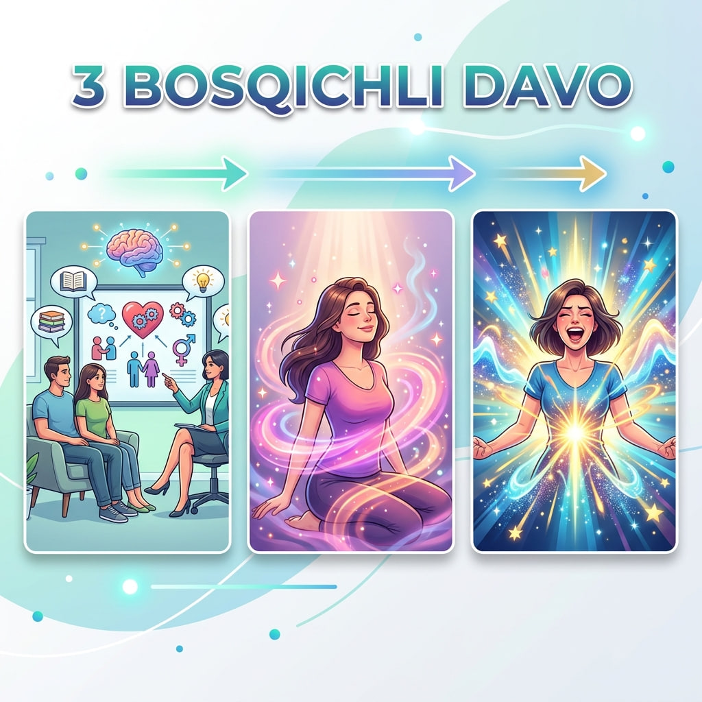 Davolash dasturimiz — 3 bosqichda